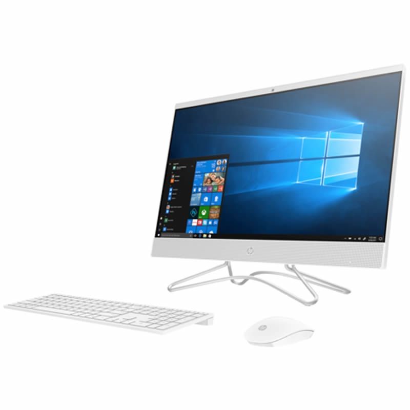 PC ALL IN ONE HP 22-C0211NS - INTEL J4005 2GHZ - 4GB - 1TB - 21.5'/54.6CM FHD - WIFI - HDMI - BT - TEC+RATON - W10 - BLANCO NIEVE