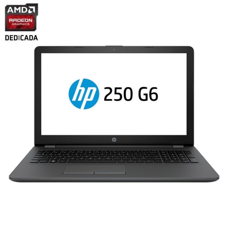 PORTÁTIL HP 250 G6 1XN34EA - I5-7200U 2.5GHZ - 4GB - 256GB SSD - RAD 520 2GB - 15.6'/39.6 CM HD - DVD+-RW - WIFI - BT- HDMI - VGA - FreeDOS 2.0