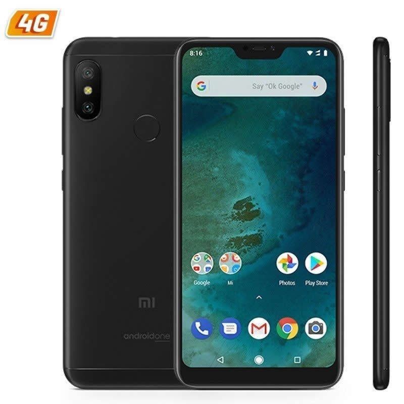 SMARTPHONE MÓVIL XIAOMI MI A2 LITE NEGRO - 5.84'/14.83CM - OC SNAPDRAGON 625 2.0GHZ - 3GB RAM - 32GB - CAM (12+5)/5MP - 4G - DUAL SIM - BAT 4000MAH